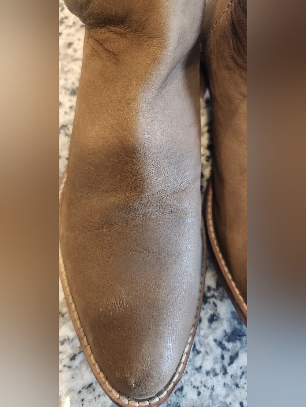 Free People Women's Tan Leather Boots - Picture 6 of 12